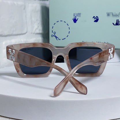 OFF-Whlte Arrow logo sunglasses#004