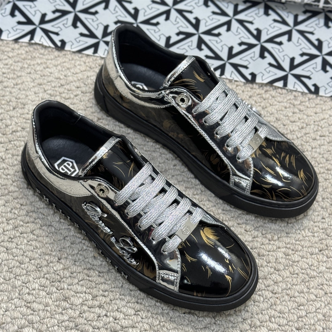 PP New Men's Leather Sneakers