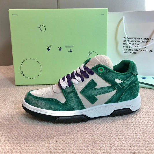 OFF-Whlte Genuine Leather Sports shoes#10