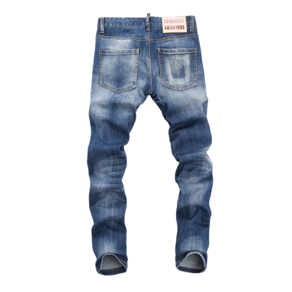 SOLA-DSQ2 New Man Casual Trousers Hole Jeans