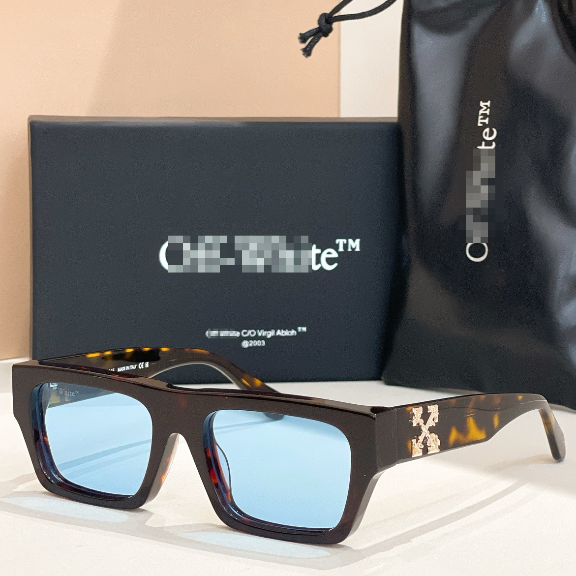 OFF-Whlte Arrow logo sunglasses#145