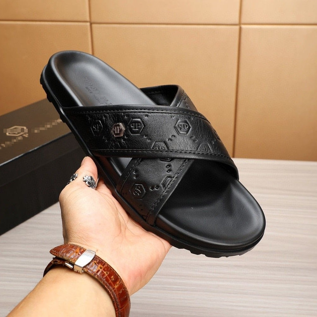 PP leather slippers