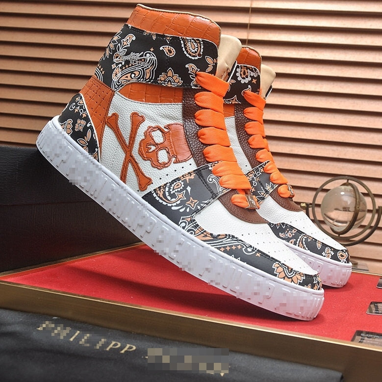 sola New Men's high-top leather Sneakers