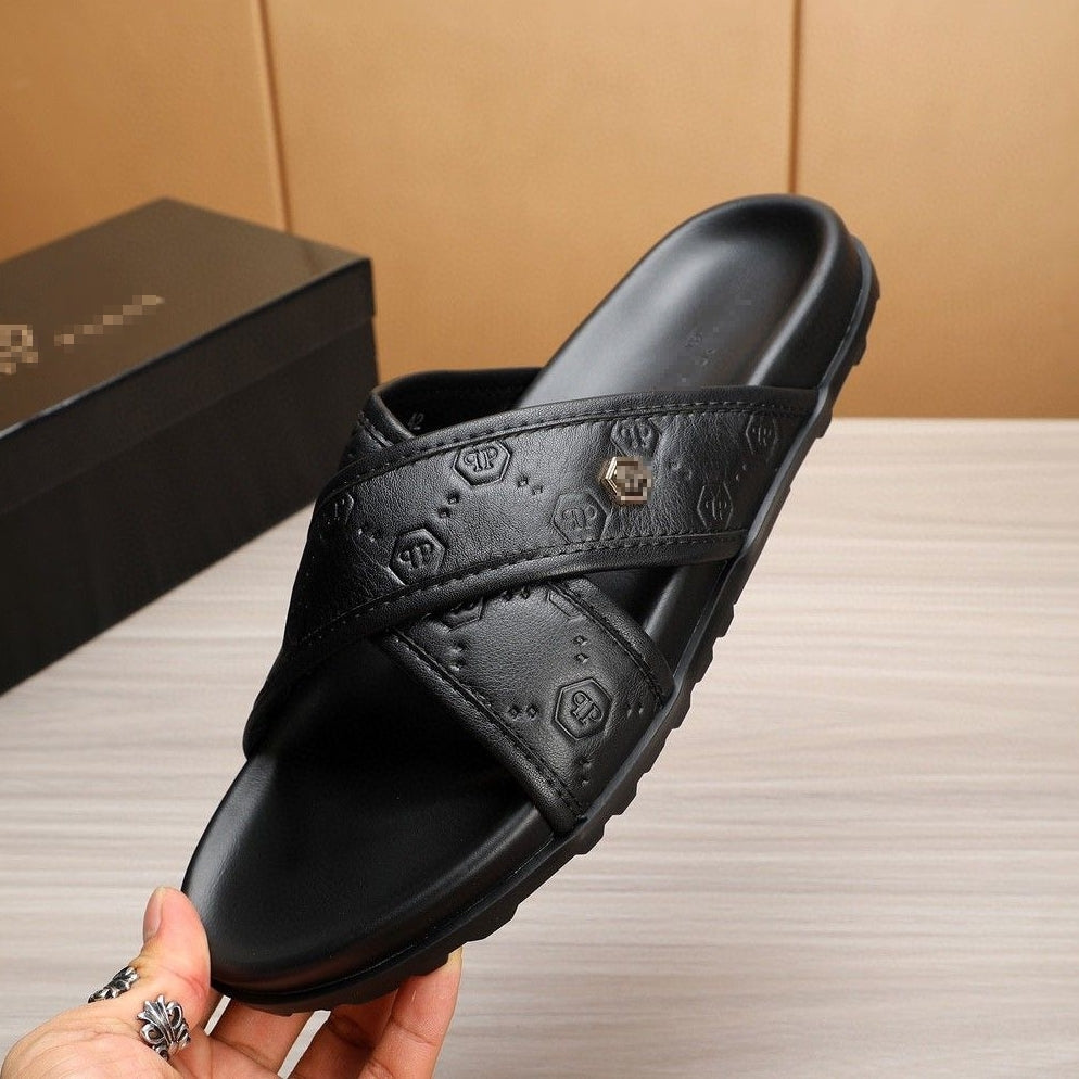 PP leather slippers