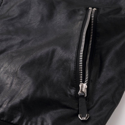 PP 6977 Leather Padded Jacket#9