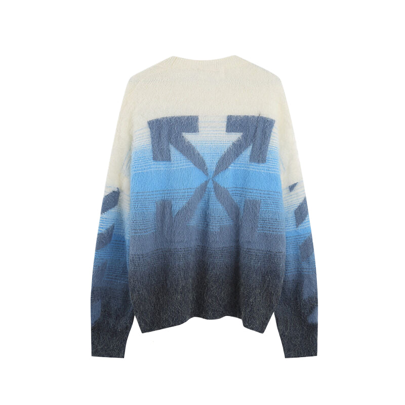 OFF-Whlte Intarsia Knit Sweater#3