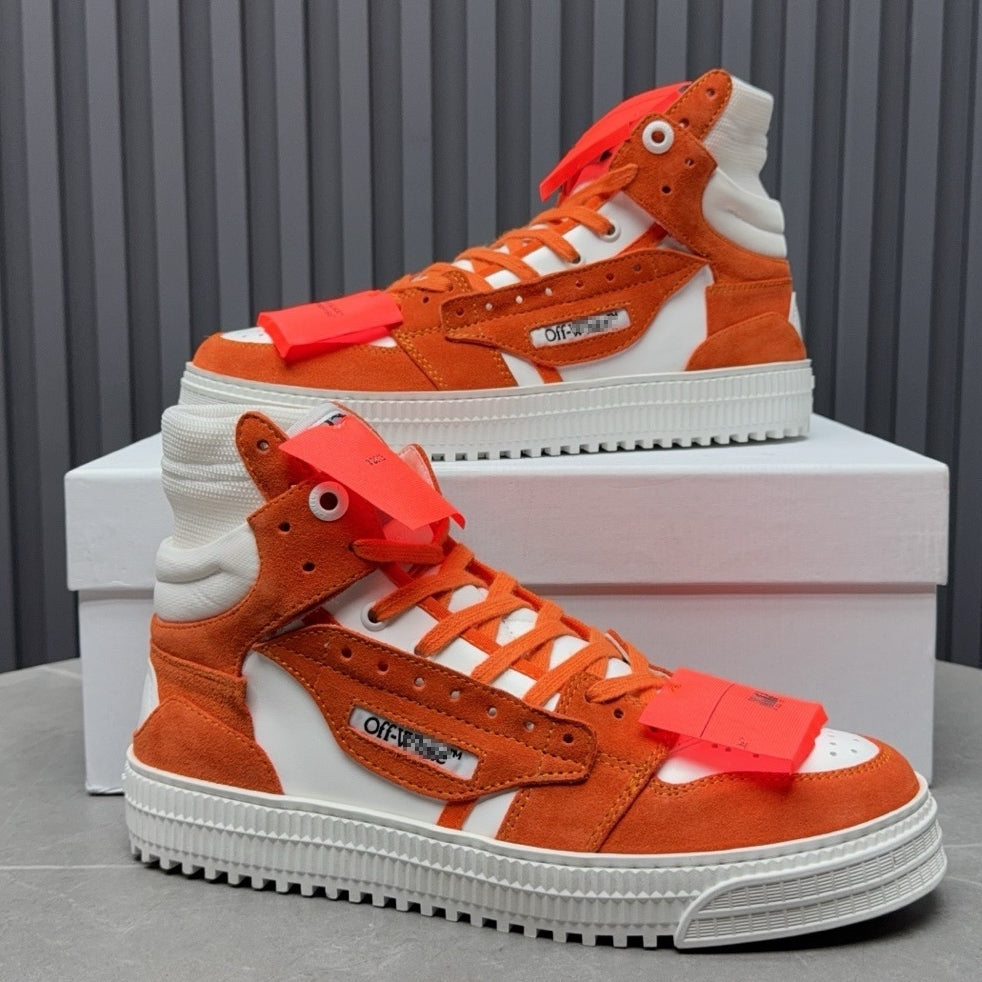 OFF-Whlte Arrow logo high-top sneakers#24