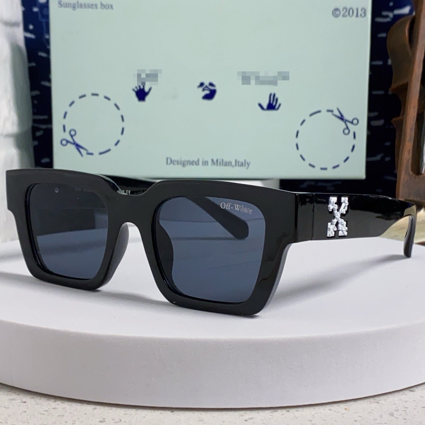 OFF-Whlte Arrow logo sunglasses#004