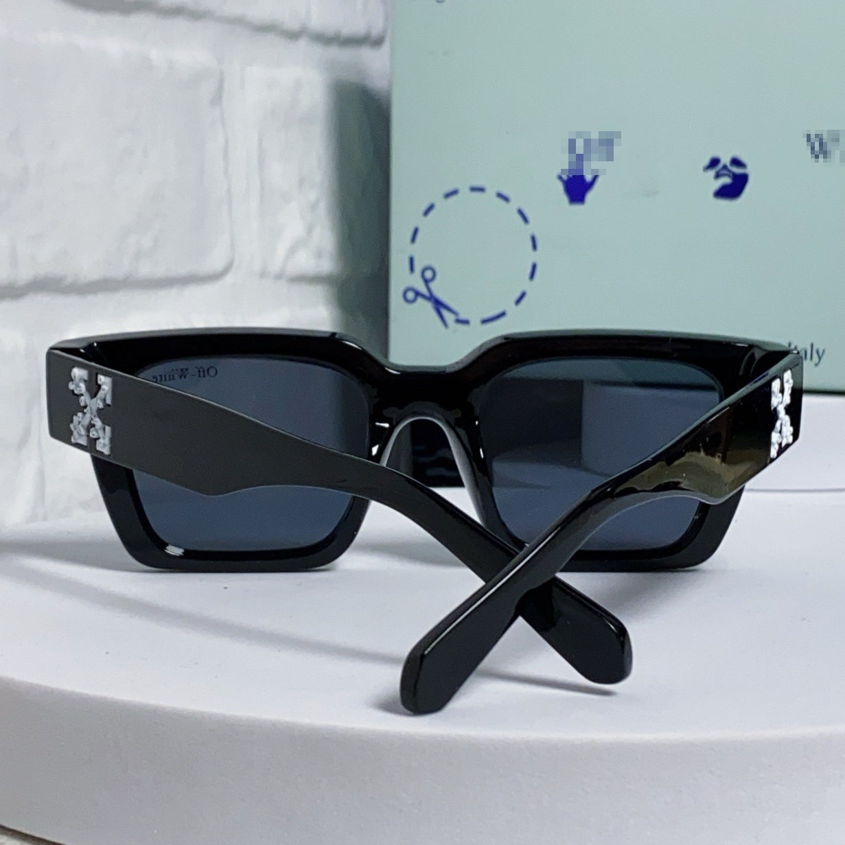 OFF-Whlte Arrow logo sunglasses#004