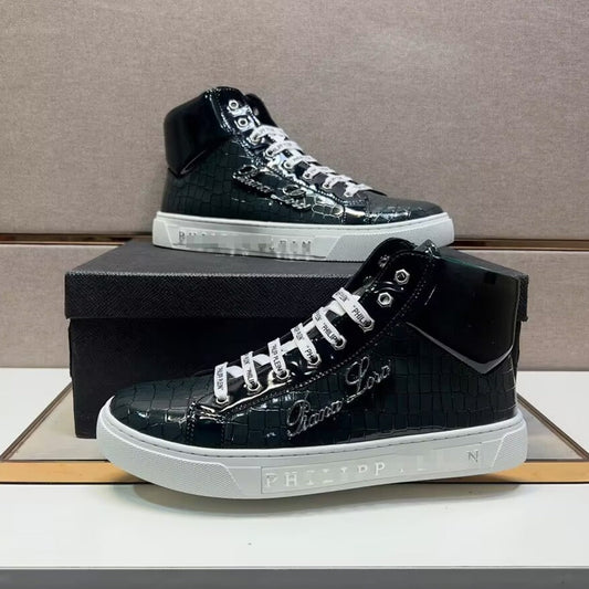PP New high-top leather Sneakers