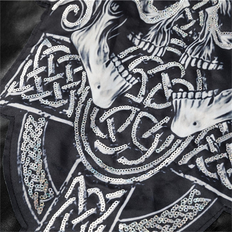 PP Seam Production Leather Jacket#8