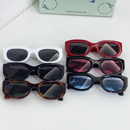 OFF-Whlte Arrow logo sunglasses#14E
