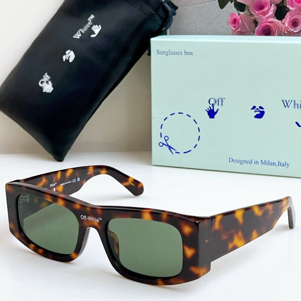 OFF-Whlte Arrow logo sunglasses#056
