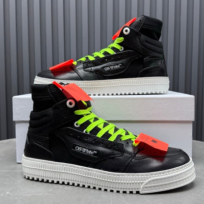 OFF-Whlte Arrow logo high-top sneakers#24