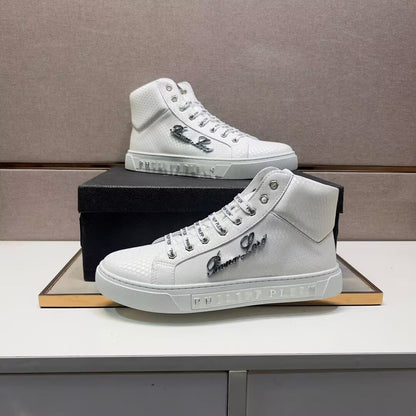 PP New high-top leather Sneakers