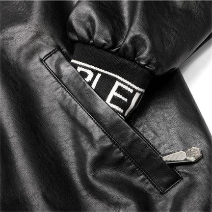 PP Letter Leather Jacket#6