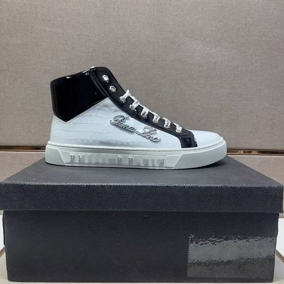 PP New high-top leather Sneakers