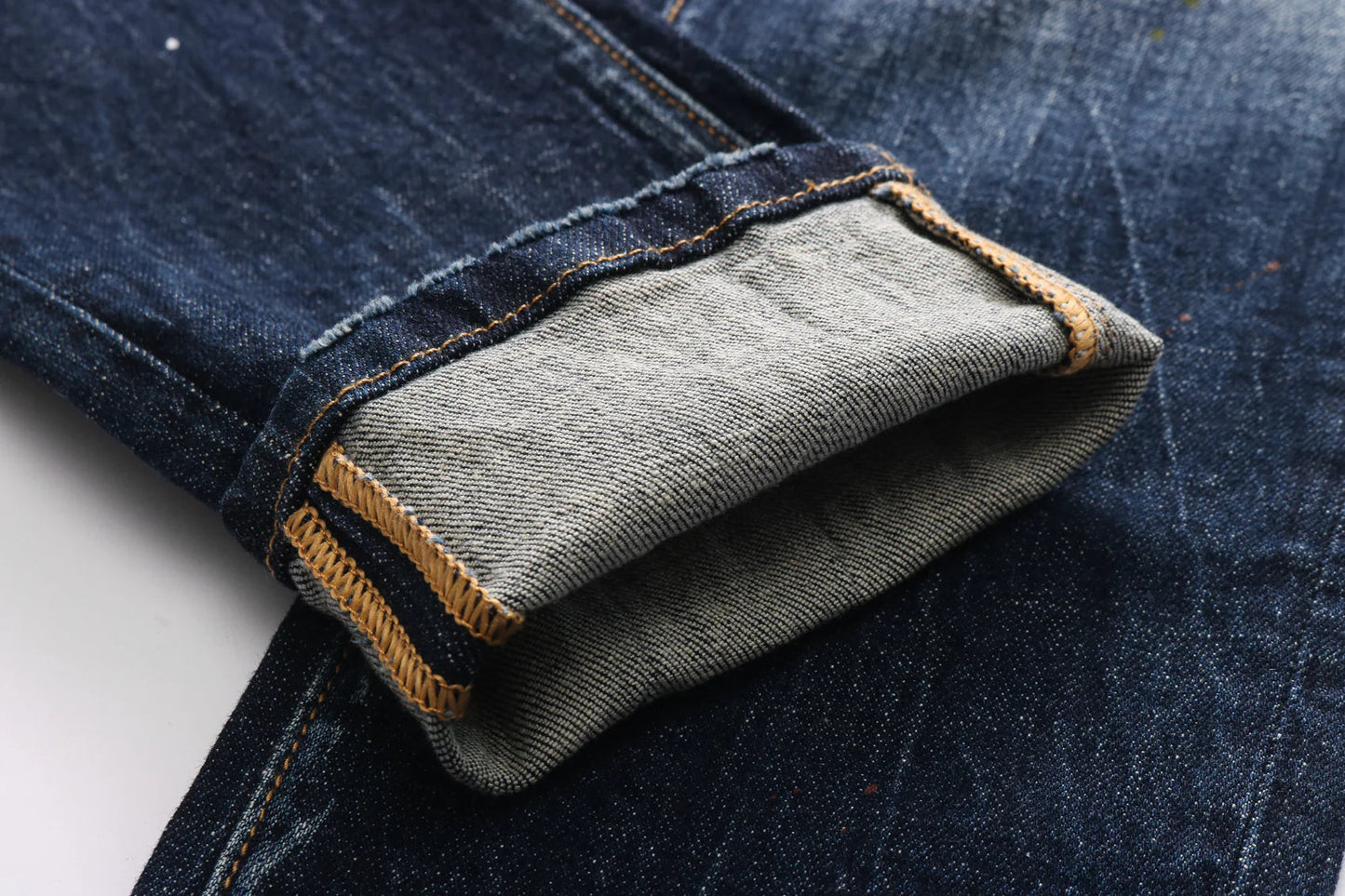 D2 Men's casual denim shorts#6