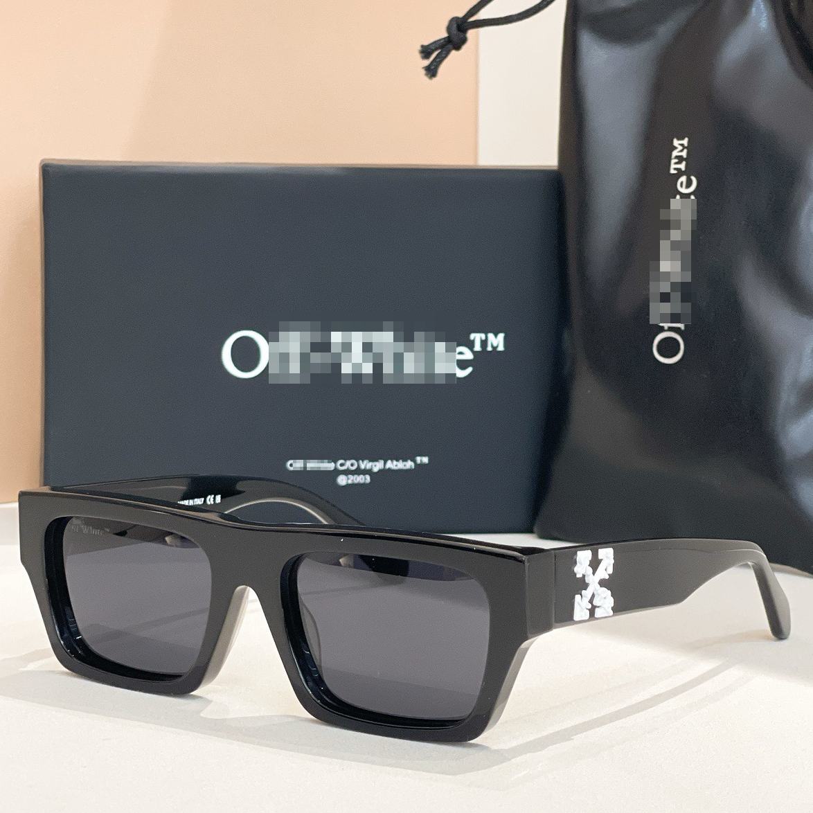 OFF-Whlte Arrow logo sunglasses#145