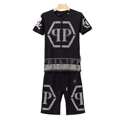 SOLA new letter diamond men's suit