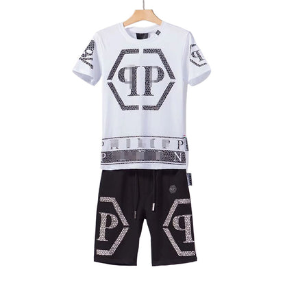 SOLA new letter diamond men's suit