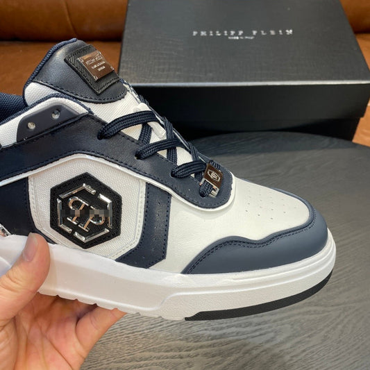 SOLA letter leather Sneakers