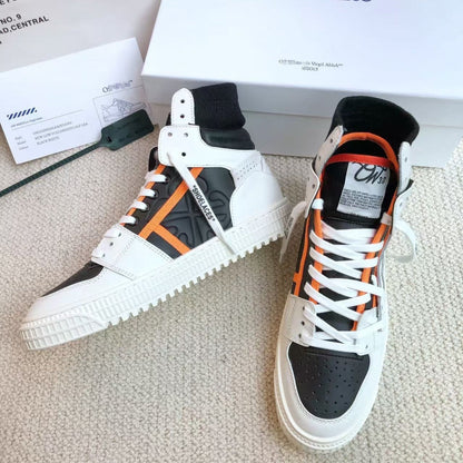 OFF-Whlte Arrow logo high-top sneakers#13