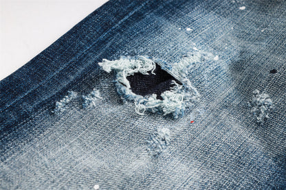 SOLA-DSQ2 New Ripped casual pants Man Jeans
