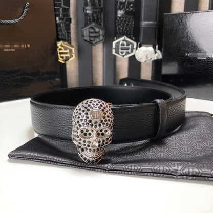 PP Leather Skull Belt#8