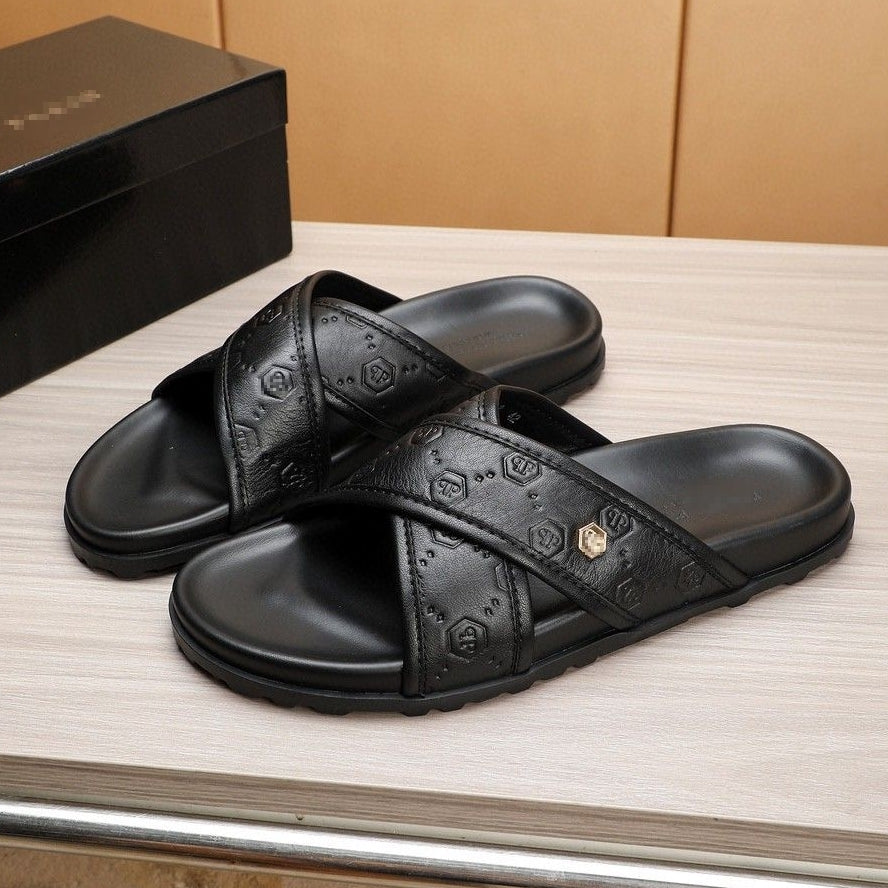 PP leather slippers