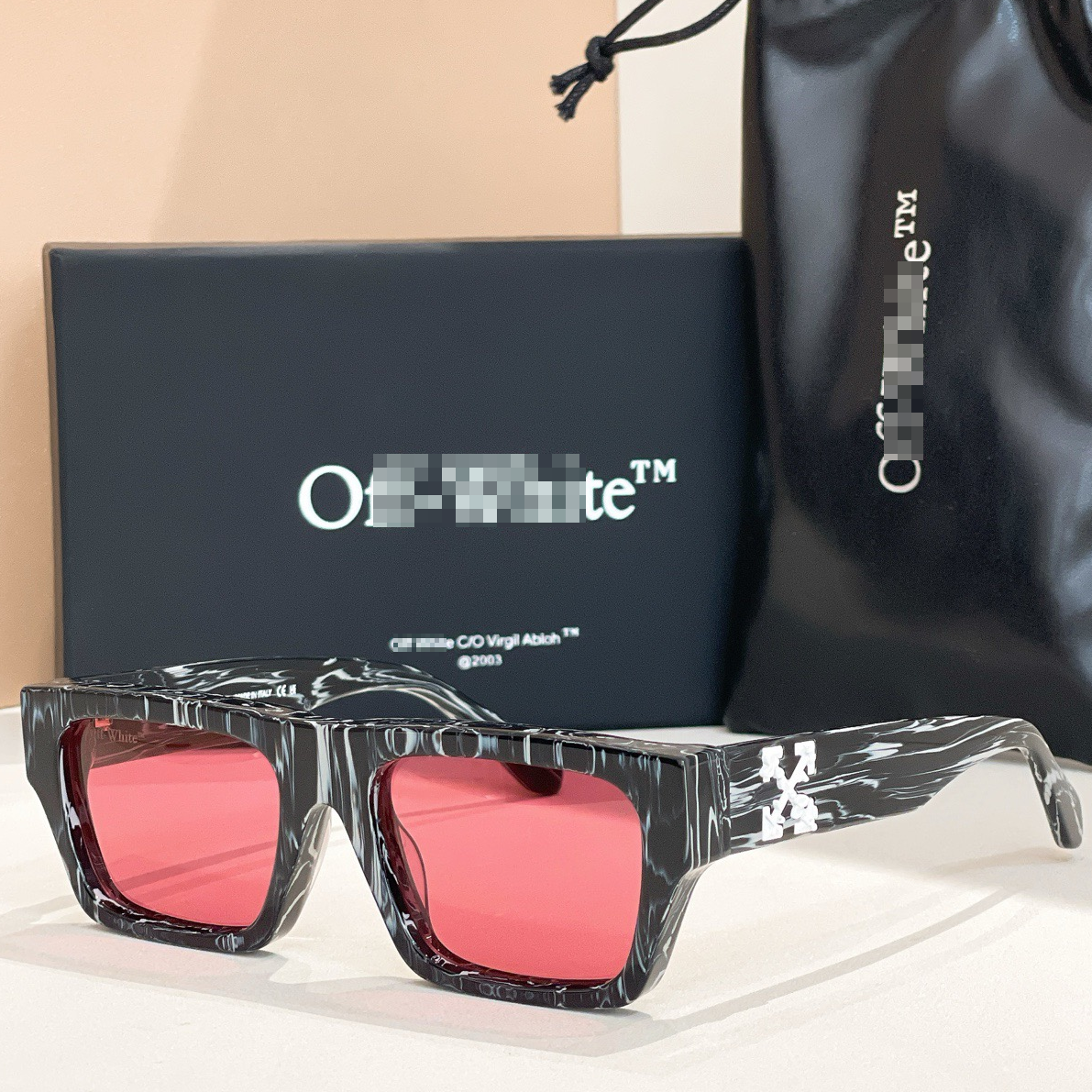 OFF-Whlte Arrow logo sunglasses#145