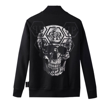 PP New Rhinestone Skull Hoodie#3