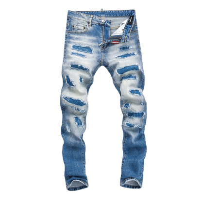 SOLA-DSQ2 New Ripped stitching Man Jeans