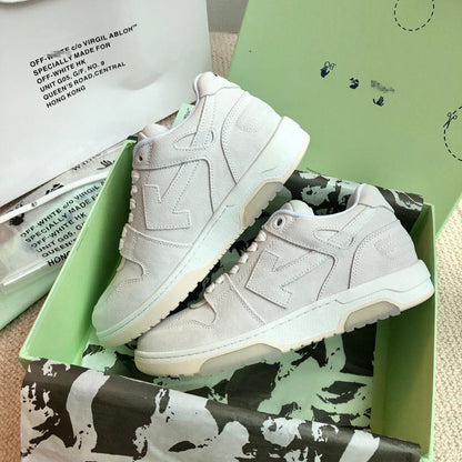 OFF-Whlte Genuine Leather Sports shoes#10