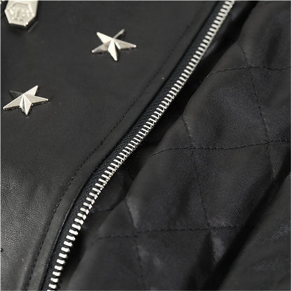 PP Star Studded Leather Jacket#17