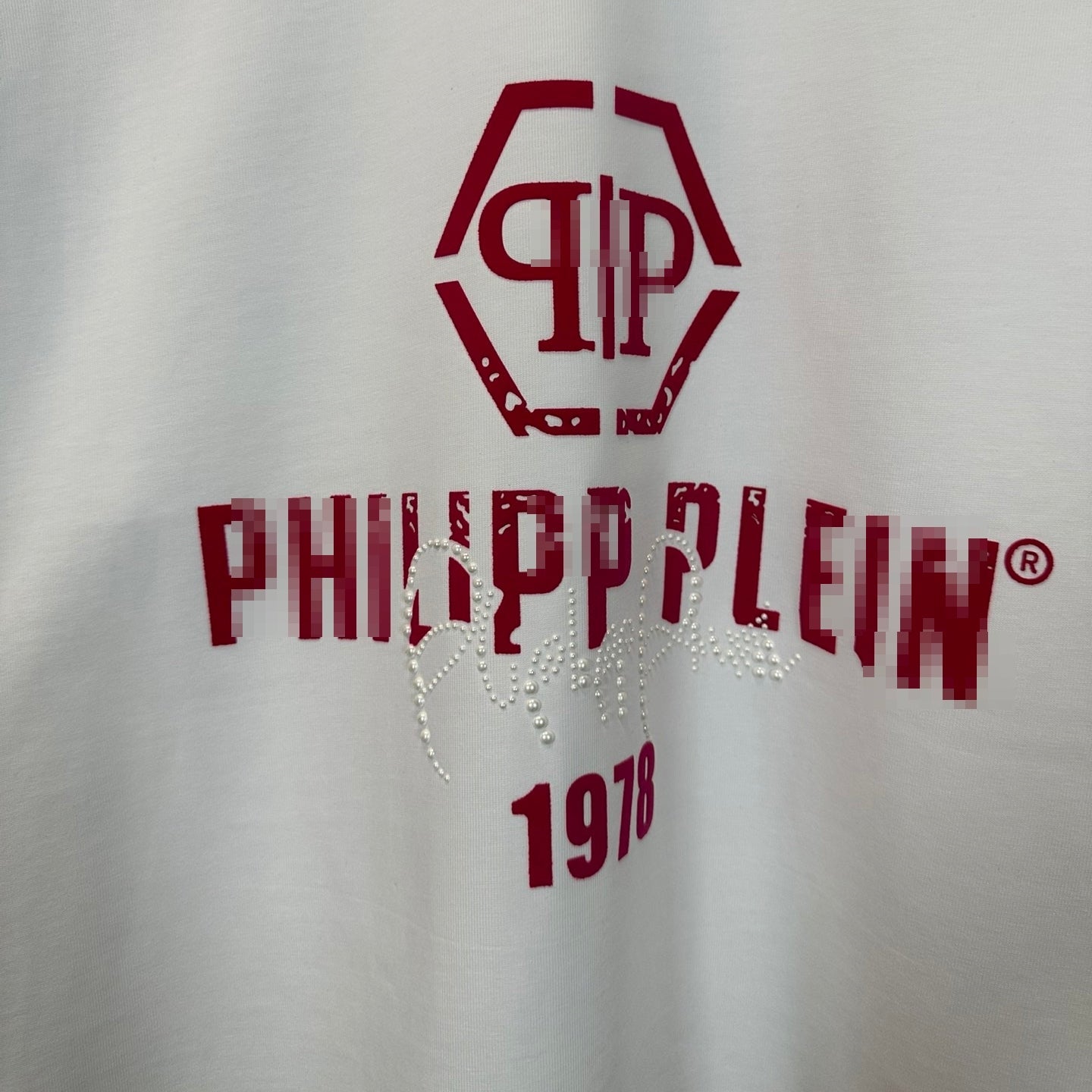 PP Hot-drilled letters T-shirt#36