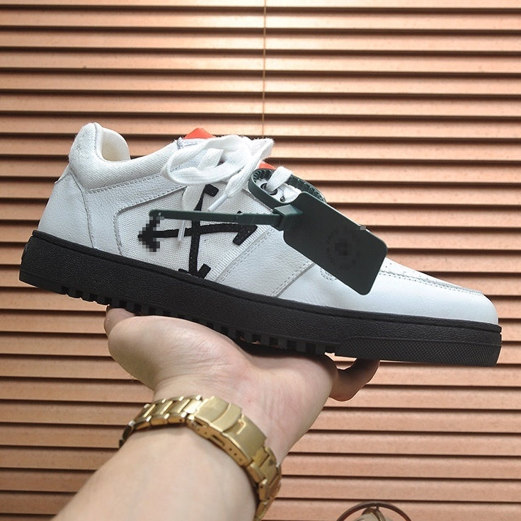 OFF-Whlte Genuine Leather Sports shoes#11