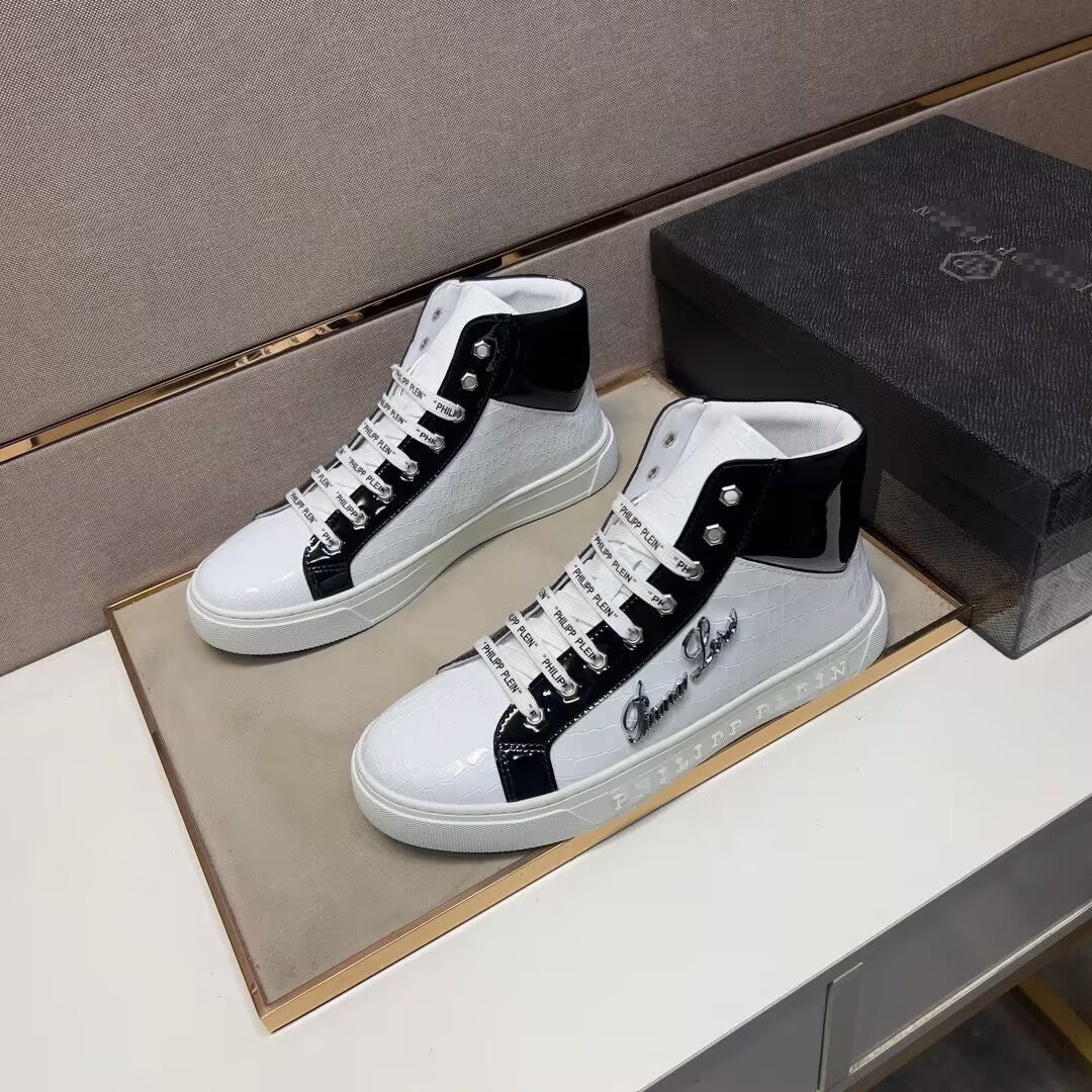 PP New high-top leather Sneakers