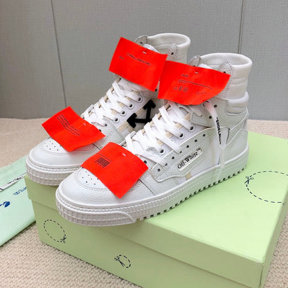 OFF-Whlte Arrow logo high-top sneakers#13