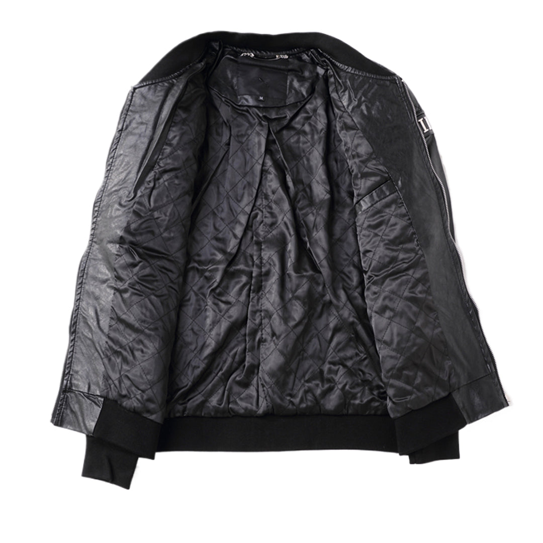 PP 6977 Leather Padded Jacket#9