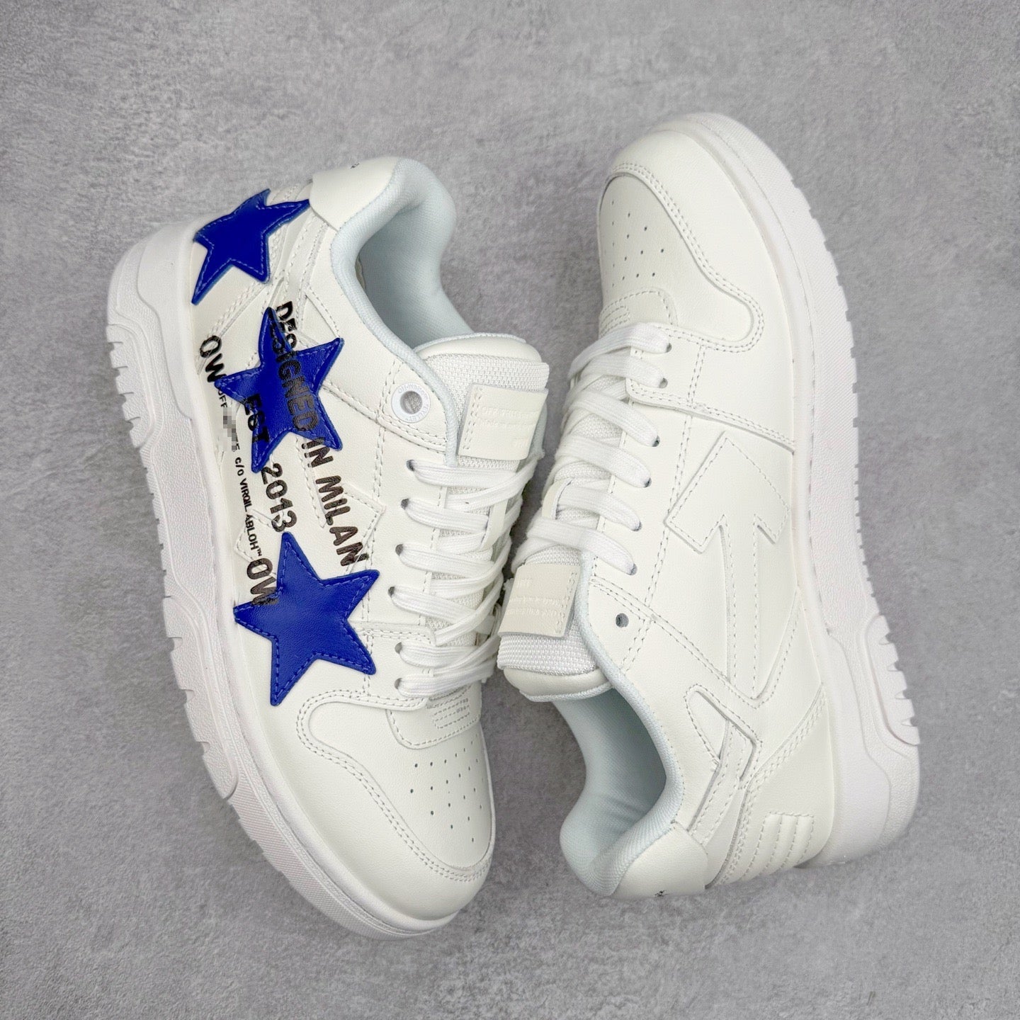 OFF-Whlte Genuine Leather Sports shoes#12