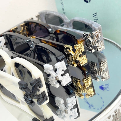 OFF-Whlte Arrow logo sunglasses#098