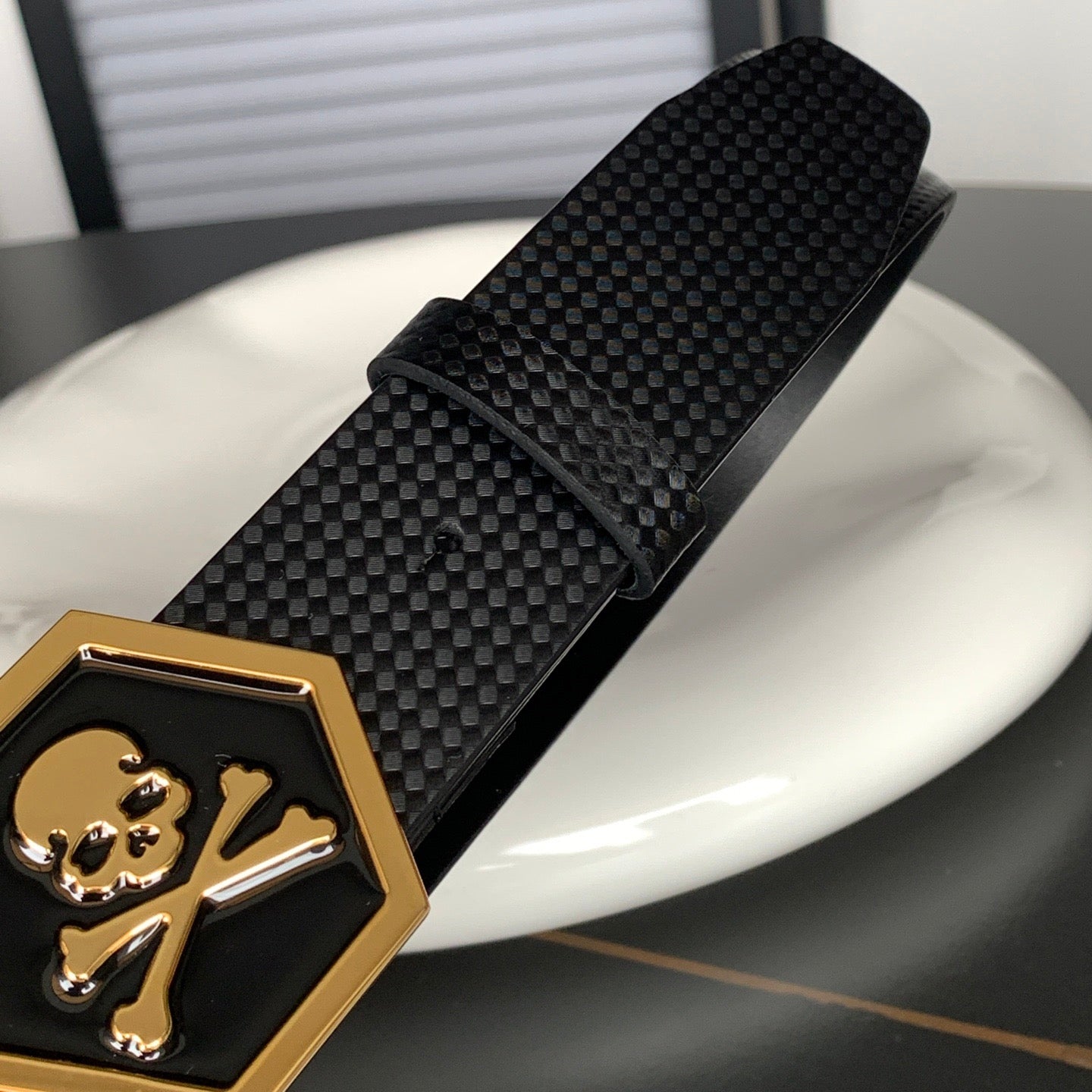 PP Leather Skull Belt#6