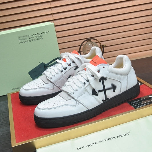 OFF-Whlte Genuine Leather Sports shoes#11