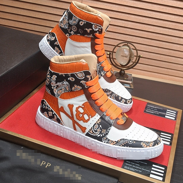 sola New Men's high-top leather Sneakers