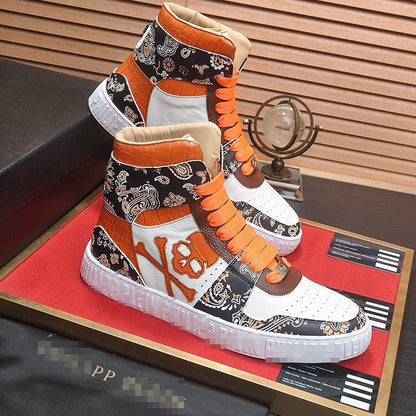 sola New Men's high-top leather Sneakers