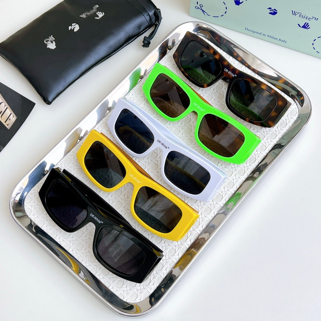 OFF-Whlte Arrow logo sunglasses#056