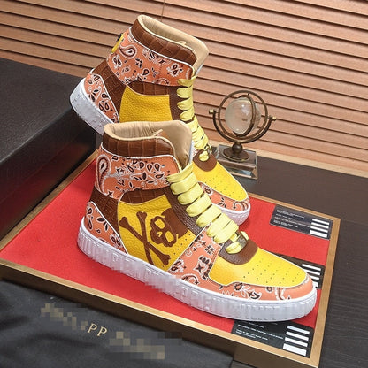 sola New Men's high-top leather Sneakers