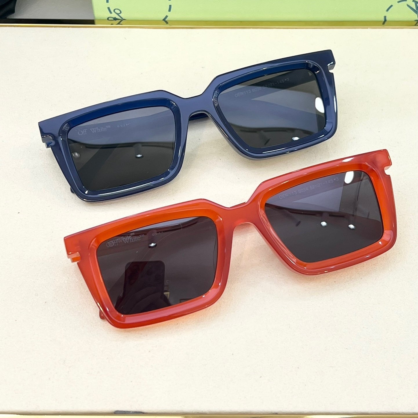 OFF-Whlte Arrow logo sunglasses#113