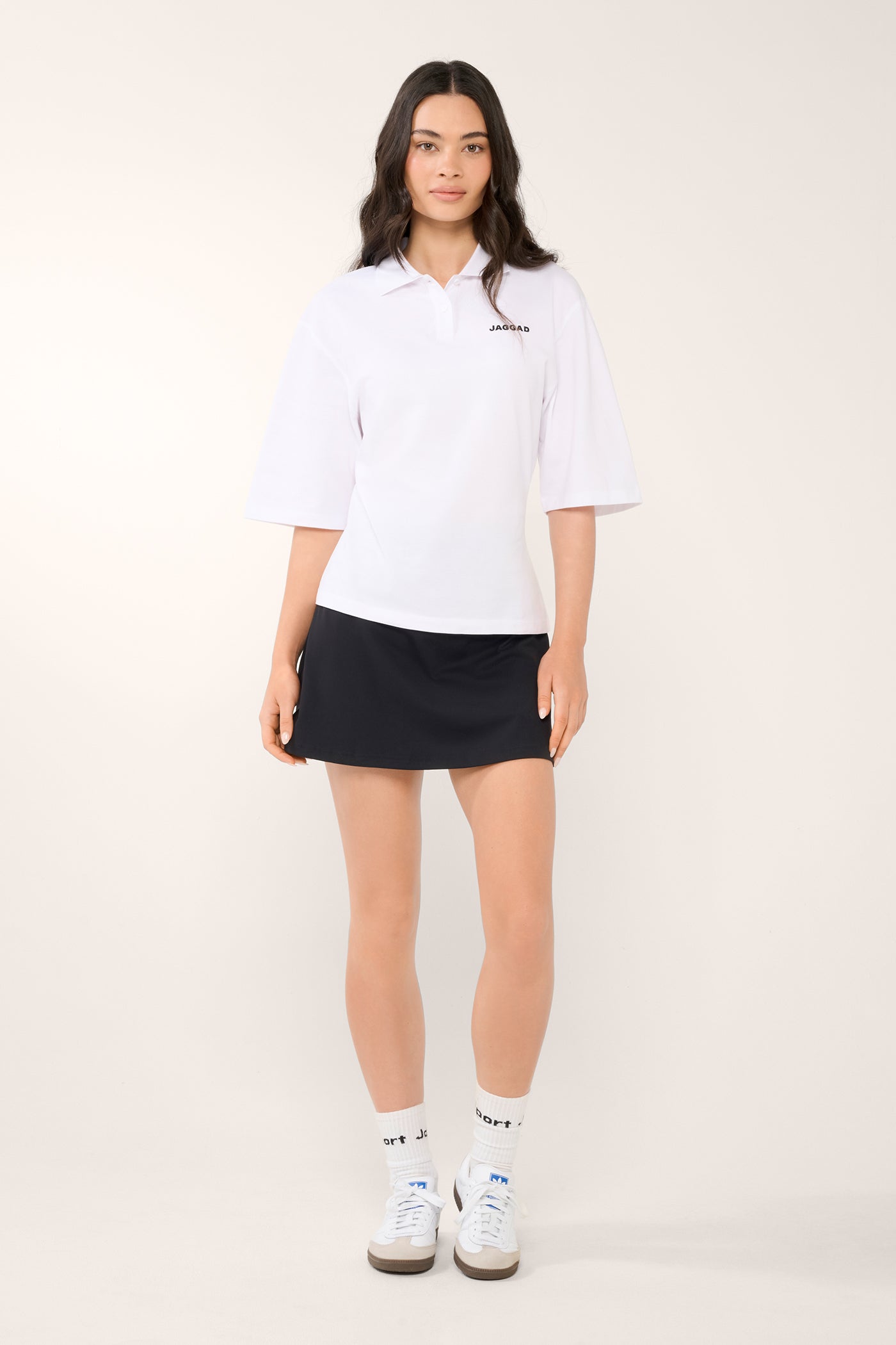 CHELSEA PIQUE POLO TEE WHITE